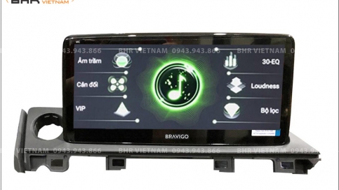 Màn hình DVD Android xe Mazda 6 2018 - nay | Màn Bravigo nguyên khối